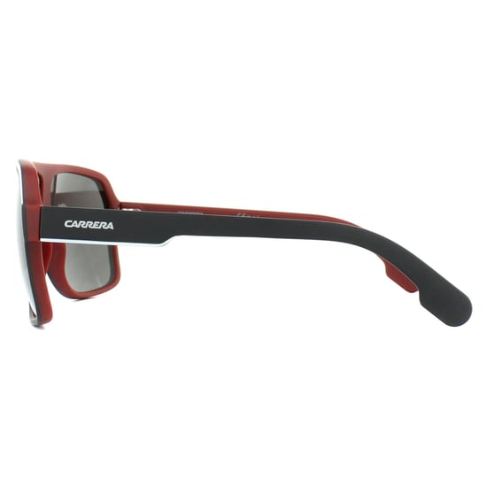 Carrera Aviator Unisex Black Silver Red Grey Polarized Sunglasses