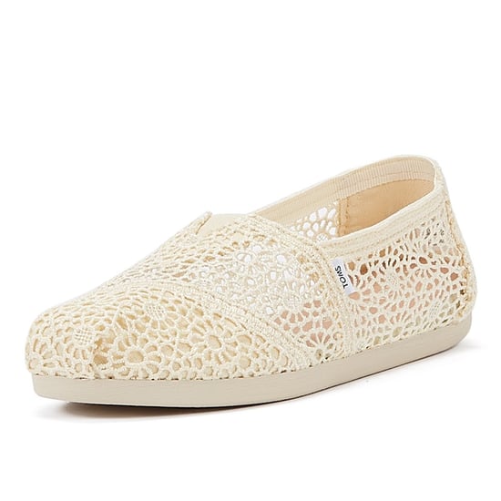 Toms Apargata Crochet Natural  Espadrilles Women's Beige Sandal - Image 3