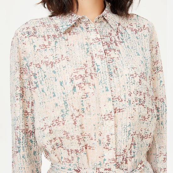Light print shirt-dress - Image 5