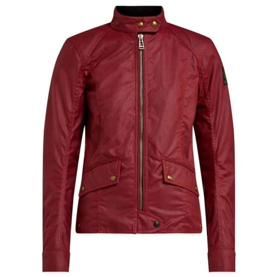 Chaqueta roja Racing de algodon encerado Antrim de Belstaff - Image 1