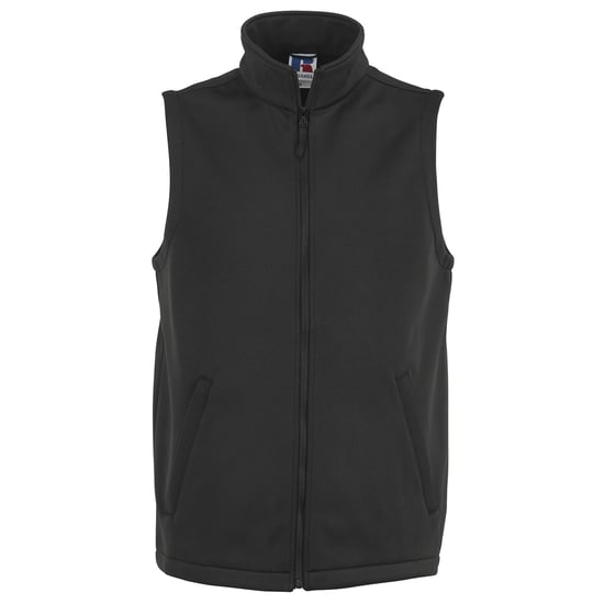 Russell Mens Smart Softshell Gilet Jacket (Black) - Image 1