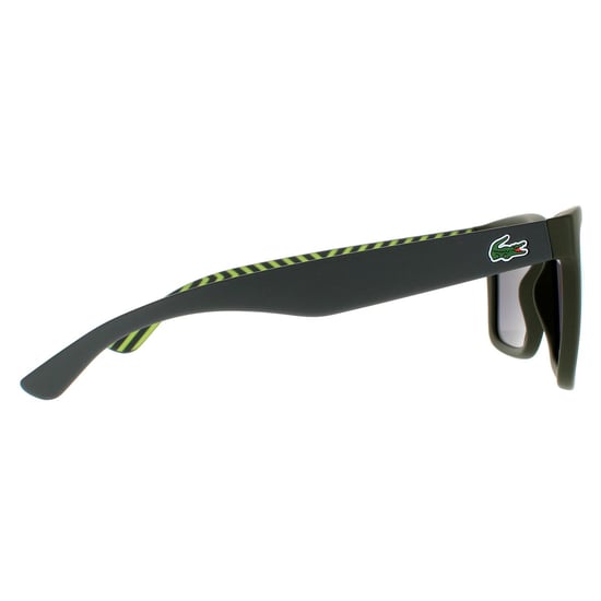 Gafas de Sol Rectangulares Matte Verde Verde Espejo para Hombre Lacoste - Image 4