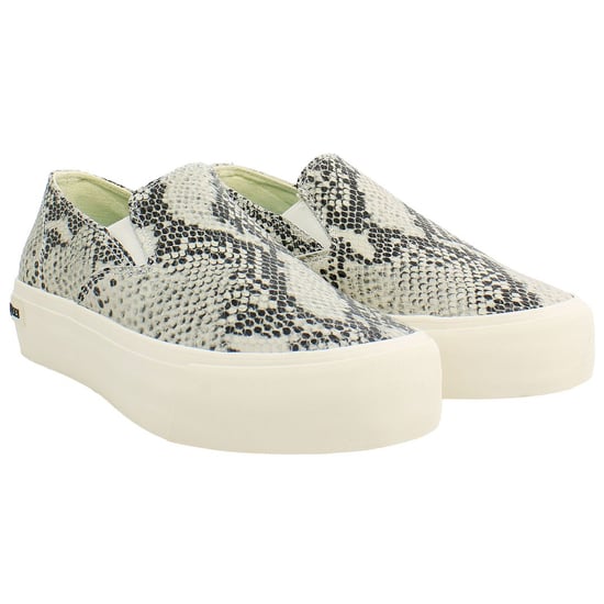 Seavees Baja Platform Mulholland Mujeres Zapatillas Beige - Image 2