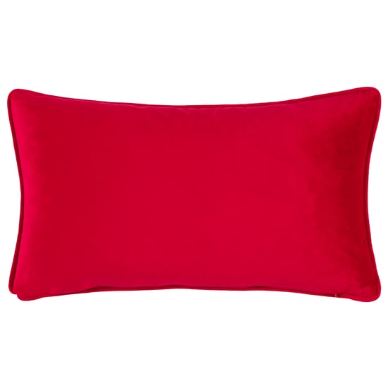 furn. Christmas Spirit Velvet Piped Cushion Cover