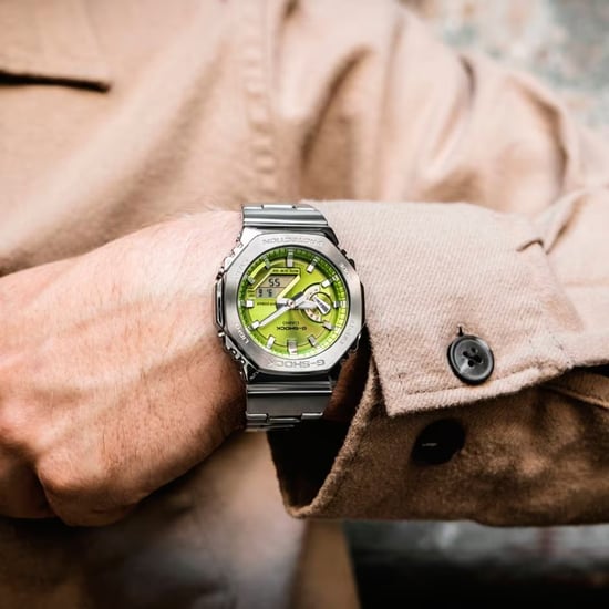 Reloj de Hombre Casio G-Shock Plateado GM-2110D-3AER - Image 6