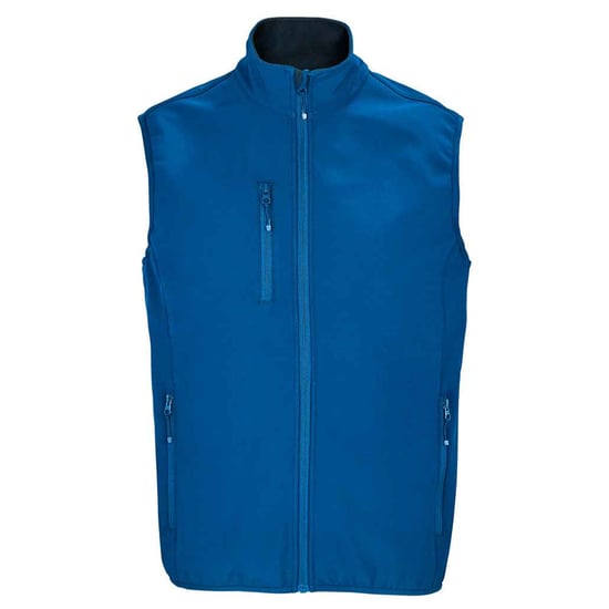 SOLS Mens Falcon Softshell Zipped Body Warmer (Royal Blue) - Image 1