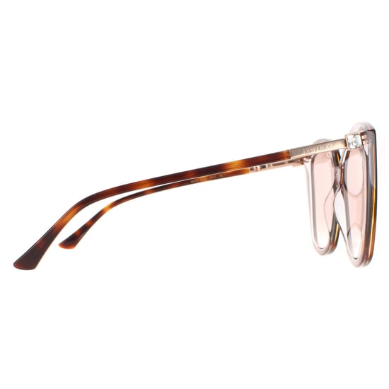 Jimmy Choo Cat Eye Womens Havana Pink Gold Mirror Nat/S