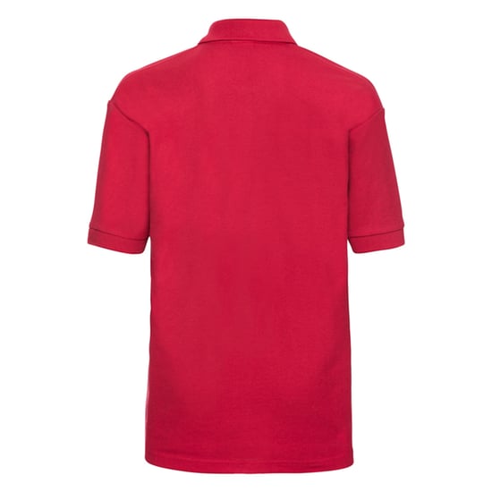 Russell Childrens/Kids Classic Polycotton Polo Shirt (Classic Red) - Image 2