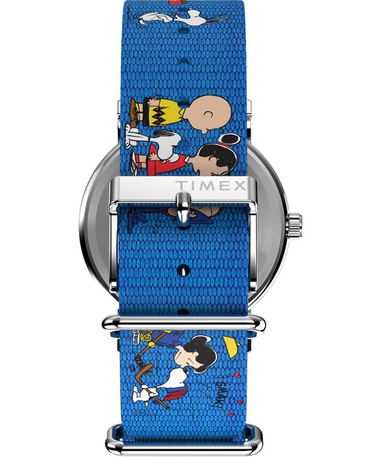 Timex Weekender X Peanuts Gang's All Here Unisex's Blue Watch TW2W19400 - Image 3