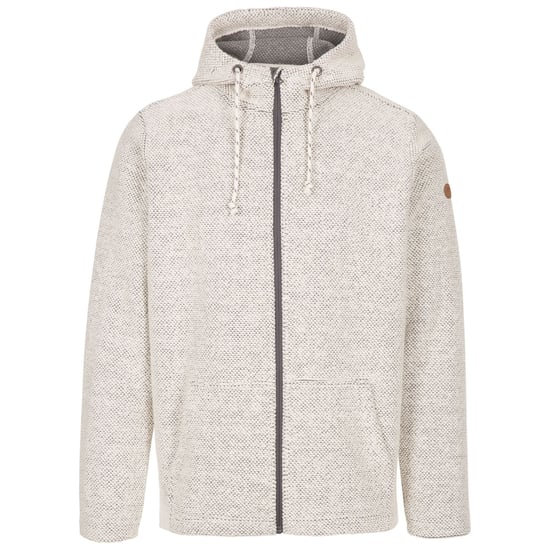 Trespass Mens Scawton Zipped Hoodie (Off White Marl)