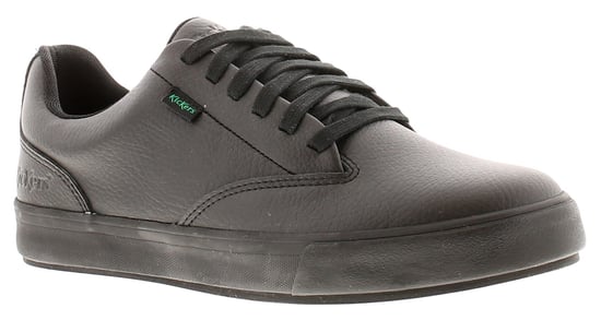 Kickers Mens Shoes Tovni Tumble Leather Lace Up black leather - Image 1