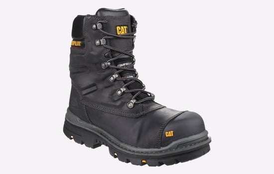 Caterpillar Premier Leather Waterproof Safety Boot Mens - Image 2