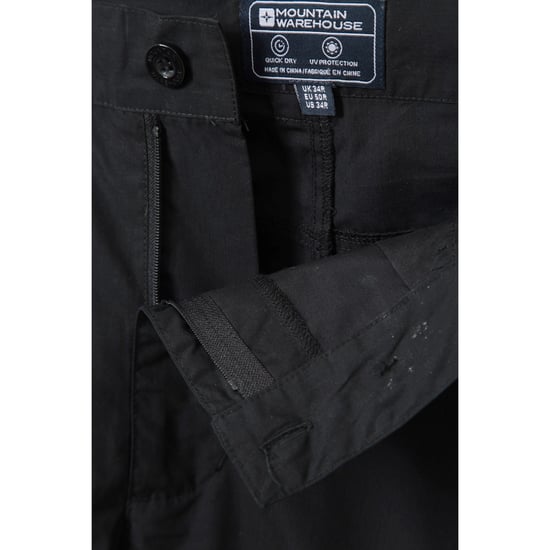 Mountain Warehouse Mens Trek II Trousers (Jet Black) - Image 3