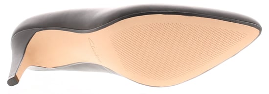 Clarks Womens Court Shoes Laina Rae Leather Slip On black - Image 5