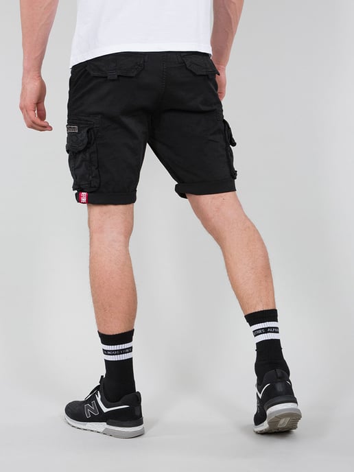 Alpha industries Men's Crew Shorts in Black - Image 2