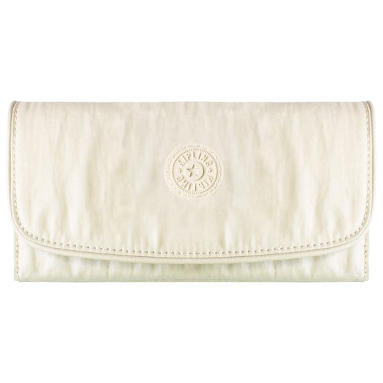 Kipling Money Land Womens Beige Pearl Large Wallet - Image 1