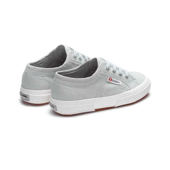 Superga Childrens/Kids 2750 Jcot Leather Trainers (Grey Lilla/Avorio) - Image 2