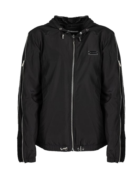 Les Hommes Chaqueta Windbreaker del hombre negro - Image 1