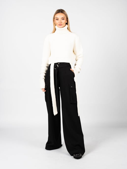 Pantalón La Haine Inside Us LW597 Mujer Negro - Image 5