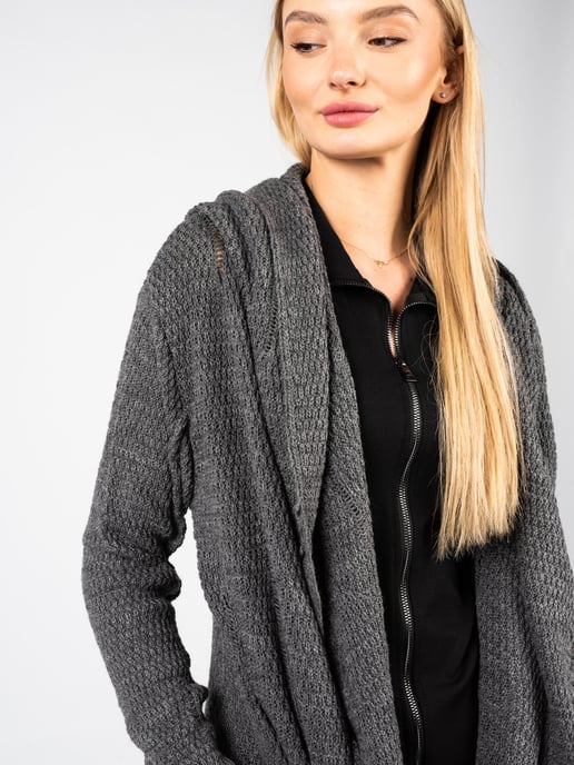La Haine Inside Us Cardigan Unisex Woman's Grey