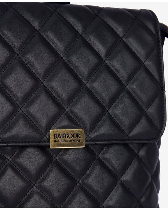 Barbour International Quilted Hoxton Womens Backpack - Image 5