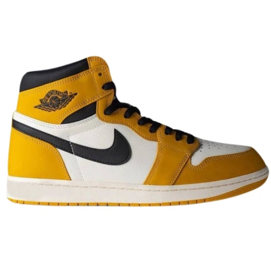 Zapatillas altas amarillas Air Jordan 1 Retro High OG de Nike - Image 1