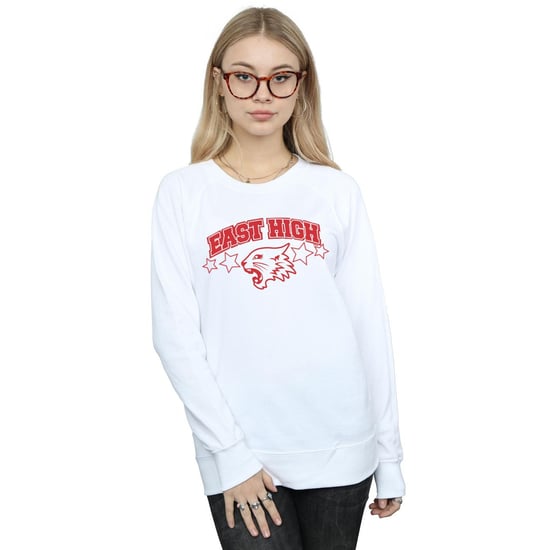 Disney Womens/Ladies High School Musical The Musical Wildcat Stars Sweatshirt (White) - Image 2