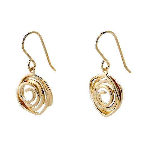 Orphelia 'Apolline' Women's 925 Sterling Silver Drop Earrings - Gold ZO-7500/G