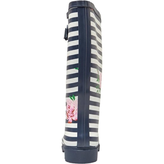 Trespass Womens/Ladies Elena Floral Wellington Boots (Navy/White/Pink)