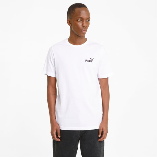 PUMA Mens Essentials Small Logo T-Shirt Tee - Image 1