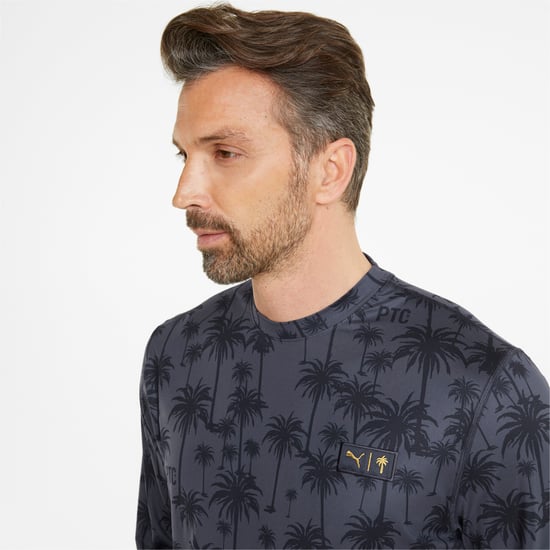 Puma x PTC Palm Tree Crew Cuello para hombre suéter azul marino - Image 4