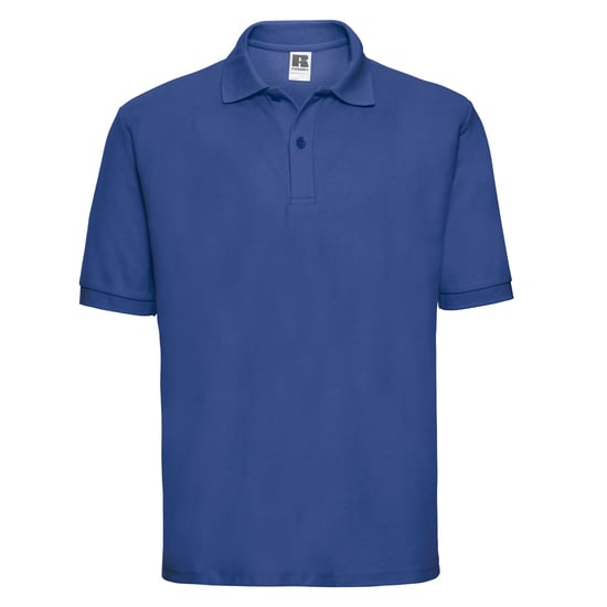 Russell Mens Polycotton Pique Polo Shirt (Bright Royal Blue) - Image 1