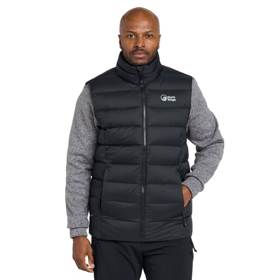 North Ridge Men's Tech Down Insulated and Water Repellent Gilet, Men's Bodywarmer