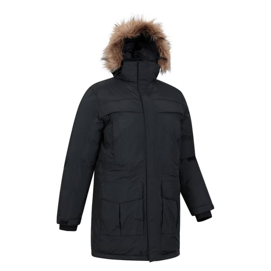 Mountain Warehouse Mens Antarctic Extreme Waterproof Down Jacket (Charcoal) - Image 3