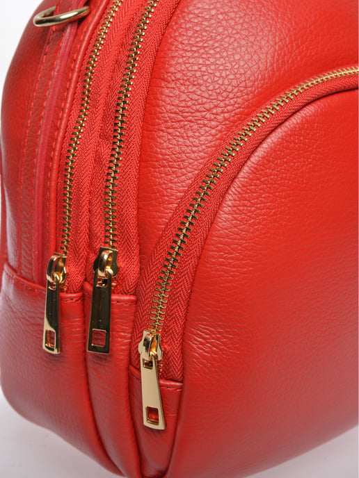 Isabella Rhea Rojo Bolso de cuero - Image 3