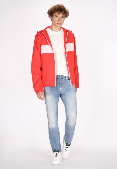Mo Jacket Men red white - Image 2