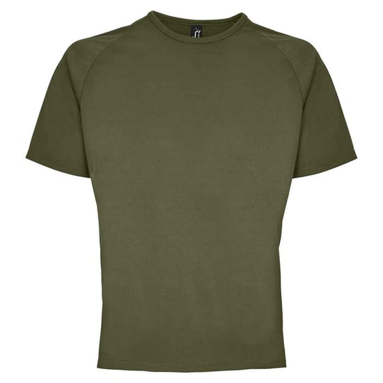 SOLS Mens Sporty Raglan T-Shirt (Army) - Image 1