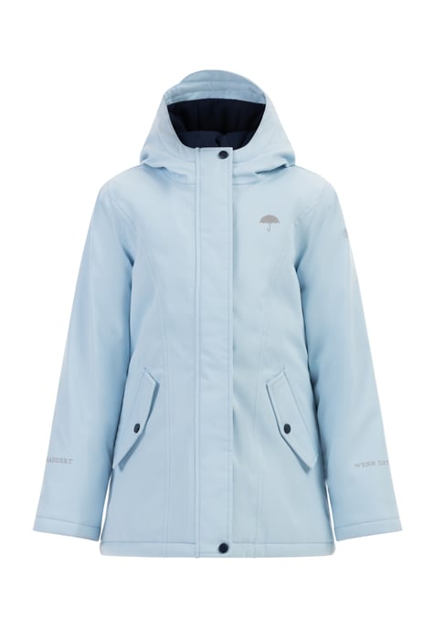 Schmuddelwedda Winter jacket Girls ice blue - Image 1