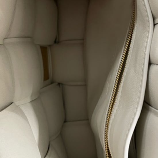 Bottega Veneta Padded Cassette Bag in White Lambskin Leather - Image 5
