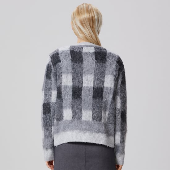 Check pattern cardigan - Image 5