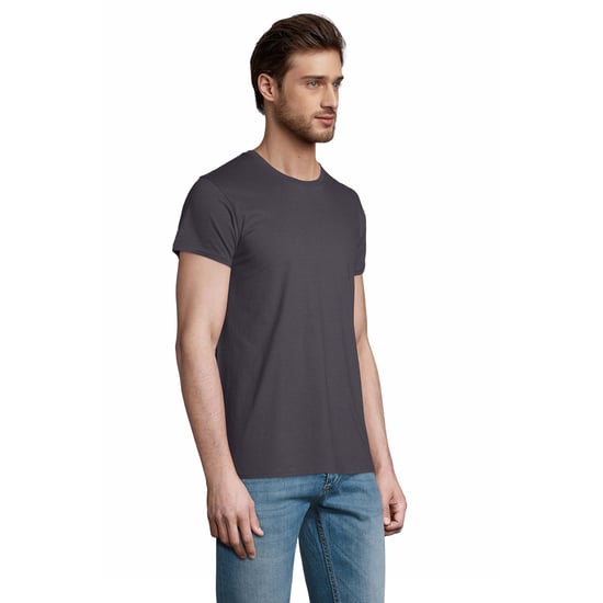 SOLS Mens Pioneer Organic Cotton T-Shirt (Mouse Grey Solid) - Image 3