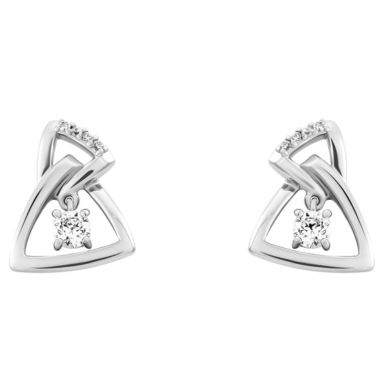 Orphelia 'Santorini' Women's 925 Sterling Silver Drop Earrings - Silver ZO-7570 - Image 2
