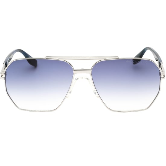 Marc Jacob Palladium Blue Lens Silver Sunglasses