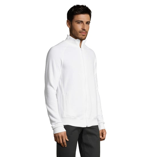 SOLS Mens Sundae Zipped Jacket (White) - Image 3