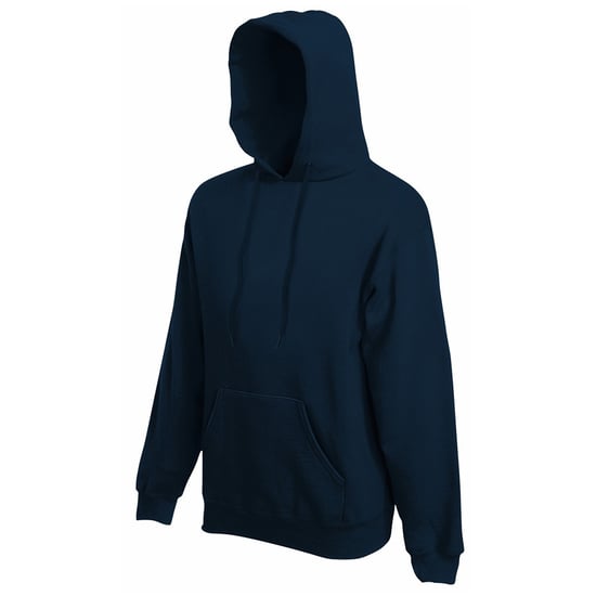 Fruit Of The Loom Mens Hooded Sweatshirt / Hoodie (Deep Navy) - Image 3