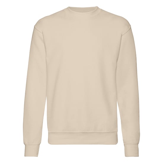 Fruit Of The Loom Mens Set-In Belcoro® Yarn Sweatshirt (Natural) - Image 1