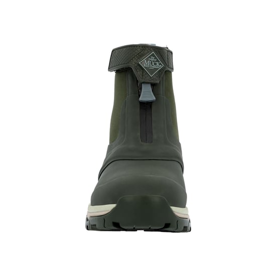 Muck Boots Apex Mid Zip Rubber Moss Wellington Boots - Image 3