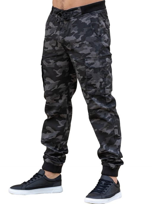 Enzo Pantalones cargo para hombre - Image 1