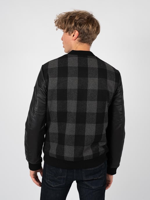Guess Chaqueta Andy Bomber Hombre Negro - Image 4