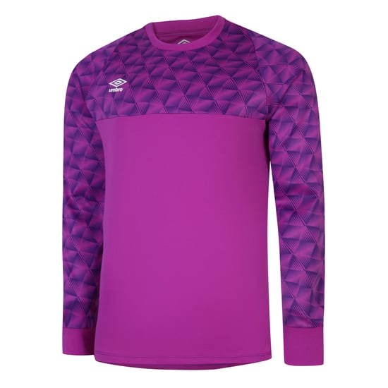 Umbro Childrens/Kids Flux Long-Sleeved Goalkeeper Jersey (Purple Cactus/Electric Purple/White)
